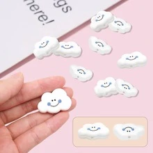 4/6/8个装云朵形编织针保护套，硅胶针尖套，缝纫针帽，钩针，缝纫配件，DIY手工工具，编织用品，送给编织爱好者和初学者的可爱礼物 - A - 查看 4