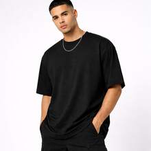 Kit 2 Oversized T-Shirt G1 To G4 Plus Size Streetwear 100% Cotton Men's Over Skate Shirt Christmas Workout Gym Casual - 杏色 - 查看 4