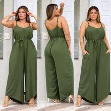 Women Jumpsuits - màu xanh lá - Xem 3