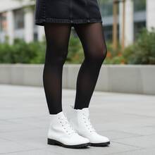 Women's Casual Ankle Boot With Non-Slip Sole - 白色 - 查看 5