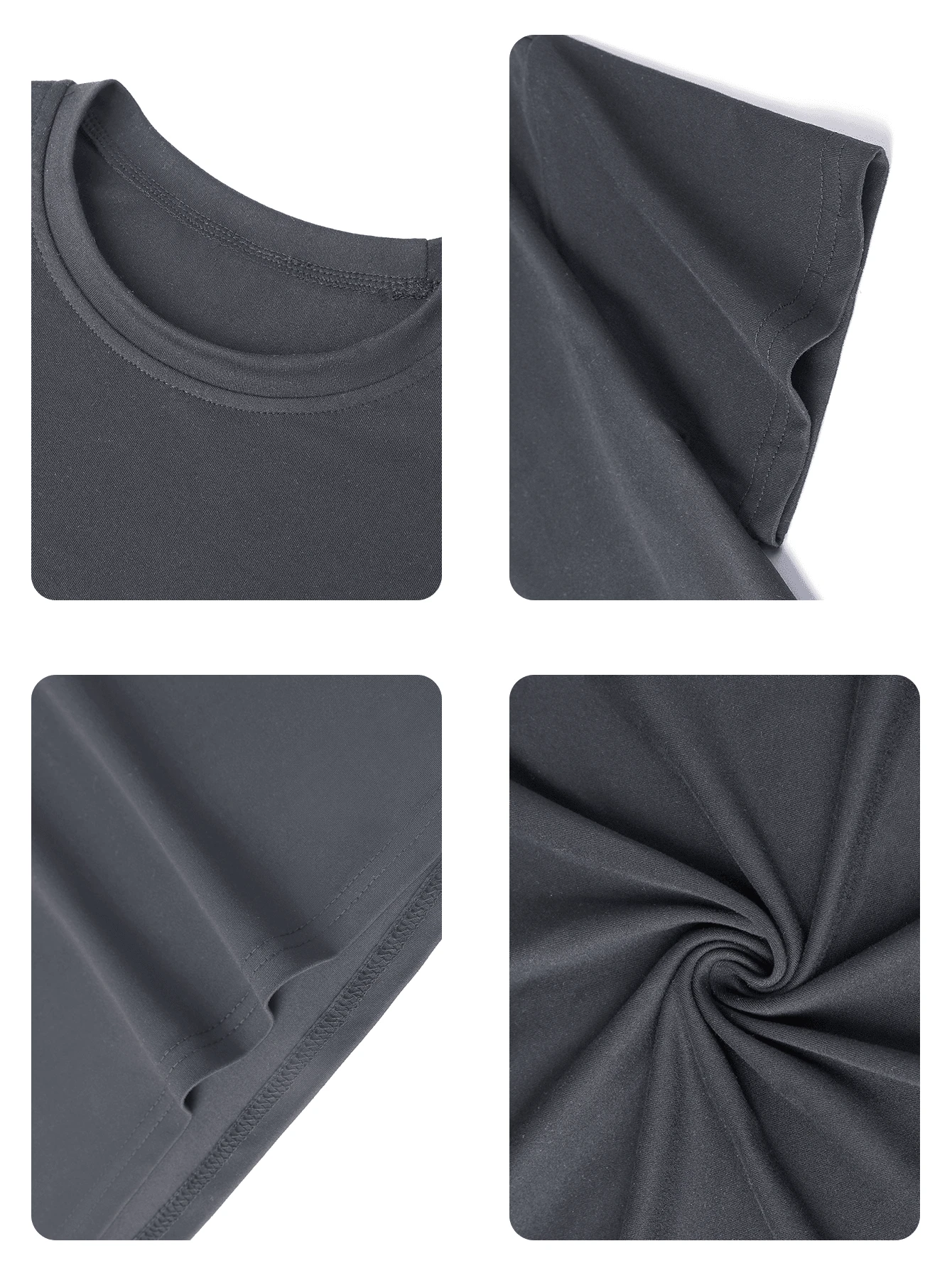 Baby Boy Casual Short Sleeve T-Shirt, Soft Breathable Crew Neck Top Suitable For Daily And Summer Wear - Dark Grey - View 1