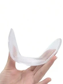 1 Pair Summer Transparent Silicone Gel High Heel Cushion Pads, Anti-Friction Anti-Slip Shoe Inserts For Women - Clear - View 3