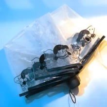 SNOOPY 1PC Transparent Folding Umbrella, Perfect For Commuting, School, Travel & Gift Giving - Multicolor - View 5