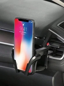 Multi-Function Cup Holder, Adjustable Cup Slot And Phone Holder On Air Conditioner Vent, Fits 7.2 Inch Phones And 7.5 Cm Bottles, One-Handed Operation - Phone Stand - View 3