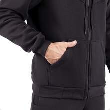 Sweatshirt, Casual-College Style, Casual-Basic, Leisure Style, Winter, Regular Fit, Cold-Weather Sweatshirt. - 黑色 - 查看 5