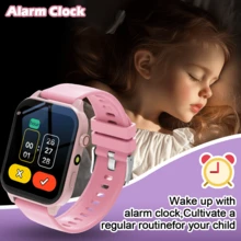 ERUN Smartwatch edukatif untuk anak-anak ini memiliki baterai berkapasitas tinggi 300mAh, kalkulator bawaan, dan berbagai permainan; juga dilengkapi dengan lampu LED, menjadikannya hadiah ideal untuk Halloween, Natal, dan ulang tahun. - View 4