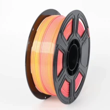 Silk PLA 1.75mm Dual-Color PLA 3D Printing Filament, 2-In-1 Co-Extrusion, 1kg Spool (2.2lbs), Dimensional Accuracy +/- 0.02mm, Suitable For Most FDM 3D Printers - Multicolor - View 17