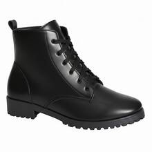 Women's Casual Ankle Boot With Non-Slip Sole - 黑色 - 查看 6