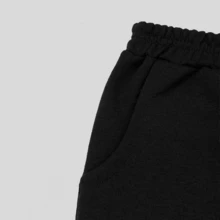 Boys' Sweatpants With Pockets Sizes 4/6/8/10/12 - Black - View 2