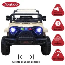 Joykoo Camioneta Montable Electrica para Niños Control Remoto 12v - Arena - Ver 3