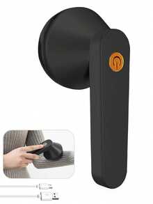 1个便携式可充电电动除毛器，高效快速去除衣物、家具和地毯上的绒毛和球状物（1个黑色） - 彩色 - 查看 13