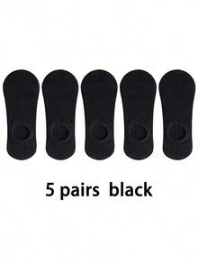 20/10/5/1 Pair Men's Invisible Socks - Casual Thin Boat Socks, Men's Socks, Women's Socks, Black Socks, White Socks, Flat Comfortable, Suitable For Daily Wear, Vacation, Outdoor Activities And Business Occasions - Office Casual Wear Shoes, Suitable For Summer, Short Socks, Men's Short Socks, Gift For Men, Father's Day Gift, Men's Gift - Multicolor - View 8