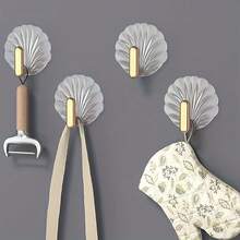 无需钻孔的粘钩，强力粘钩，适用于浴室/厨房/卧室，壁挂式衣帽/毛巾挂钩 - 彩色 - 查看 13