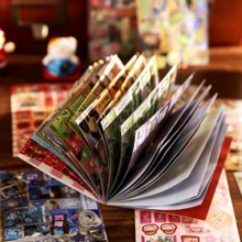 30Sheets/Book Sticker Book, Millennium Dream Book Series, Retro Style Food Dessert Theme Stickers, Scrapbook Supplies, Notebook Accessories, Decorative Notebook Photo Frame Phone Case Water Cup, Junk Magazine Stationery Box DIY Personalized Stickers,Back To School , School Supplies - Multicolor - 查看 2