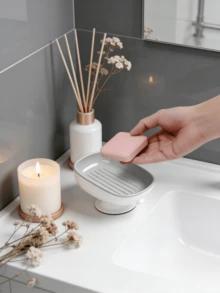 1 chiếc. Giá đựng xà phòng này có thiết kế hai lớp độc đáo, thể hiện sự khéo léo. Lớp trên có thể đặt xà phòng ổn định, và lớp dưới được trang bị cấu trúc thoát nước thông minh để thoát nước nhanh chóng, giúp tránh tình trạng xà phòng bị mềm và vi khuẩn phát triển do ngâm lâu. - Nhiều màu - Xem 6