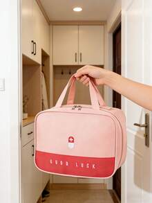 Portable Medical Storage Bag. Large Capacity First Aid Kit. Medical Storage Bag. Medical Supplies Organizer Bag - Ample Storage Space To Meet Travel And Home Emergency Needs - Ideal Choice For Outdoor Enthusiasts. It Can Also Be Used As A Travel Storage Bag, Makeup Bag Or Large Capacity Item Storage Bag. Suitable For Outings, Hunting, Hiking, Camping, Home Use And Emergency Situations. Essential Travel And Outdoor First Aid Kit. Available In Multiple Colors. - A - View 5