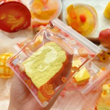 1个最新潮流捏捏乐玩具，逼真迷你面包、巧克力泡芙、松饼、吐司吊坠，完美礼物 - 生日礼物、理想礼物、惊喜礼物、节日礼物、季节性礼物、万圣节礼物、圣诞节礼物、游戏玩家礼物、礼品 - 彩色 - 查看 7