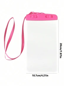 10个装透明通用防水手机袋，防水手机干袋，防水手机壳，触屏防水手机袋，游泳防水手机壳，PVC手机袋，密封手机袋，沙滩防水手机壳，游泳防水手机干袋，沙滩旅行必备 - 彩色 - 查看 11