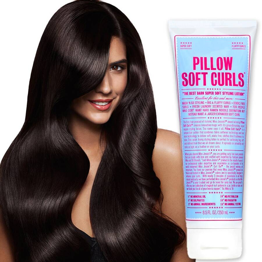 Pillow Soft Curls Unisex Lotion Curl Defining Hair Styling Lotion For Curly Hair, Strictly Curls - Long Lasting Moisturizing Lightweight Gel For Maximum Curl Definition, Bounce & Shine - Styling Product Reduces Frizz - Trang phục trang trọng - Xem 1