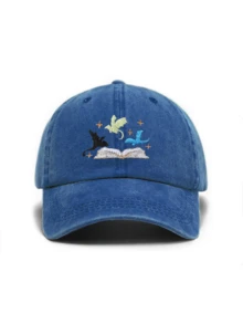 1pc Classic Washed Baseball Cap - With Animal Pattern, Comfortable Breathable, Neutral Tone, Suitable For Outdoor Casual Wear - A - View 7