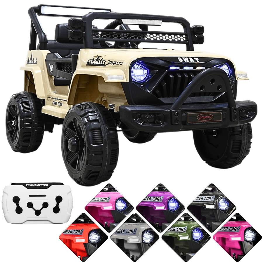 Joykoo Camioneta Montable Electrica para Niños Control Remoto 12v - Arena - Ver 1
