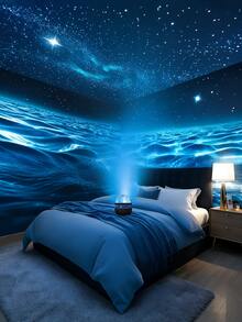 USB Wave Projector With Ripple Effect, Gives A Soothing Wavy Ambiance, Suitable For Toys, Gifts, Birthday Presents, Game Room, Bedroom, Living Room - Multicolor - View 12