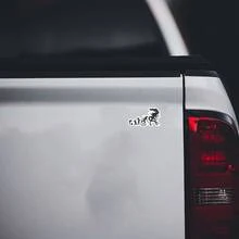 Black Alien Evolution Sci-Fi Fun Parody Sticker, Waterproof Vinyl Sticker - Matte Surface, Self-Adhesive Bumper Sticker, Suitable For Cars, Windows, Laptops, Trucks, Water Bottles - Versatile Design, Car Sticker - Vinyl - View 4