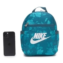 Nike 耐吉簡約時尚花卉圖案印花 織品 雙肩包 男女同款情侶款 煙灰藍 - 煙灰藍 - 查看 3