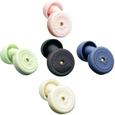 24dB(SNR) Super Comfortable Reusable Noise-Proof Earplugs, Suitable For Sleeping, Deep Focus, Travel, Noise Sensitivity, Soft Ear Protection, Adjustable Fit