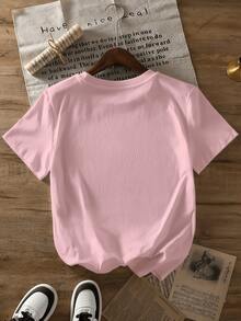 250th Anniversary American Flag T-Shirt - Heavyweight 250 Years Of Independence Celebration,4th Of Outfit - 粉色 - 查看 2
