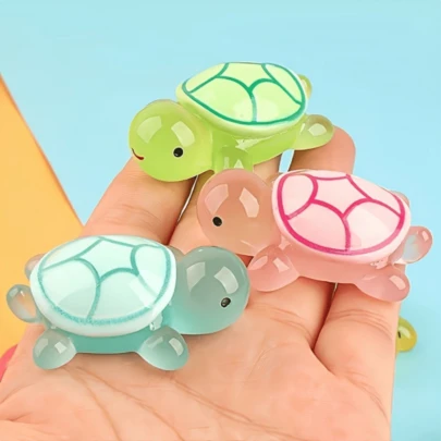 DIY Mini Turtle Crystal Epoxy Mold, Tiny Desktop Turtle Resin Decor, Silicone Mold For Squishies & Pendant