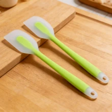 [2/4 Packs]Premium Silicone Spatula Set, 450°F Heat Resistant Flexible Turner - Non-Stick Seamless Scraper For Baking, Cooking - Dishwasher - (Lime) - Lime Green - View 7