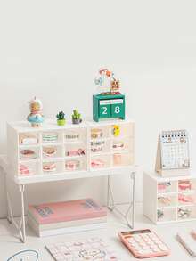 Hộp đựng đồ may vá đính cườm 6/9 ngăn, hộp đựng phụ kiện DIY đa chức năng để bàn, hộp đựng ghi chú, kim, đồ may vá, băng dính, nhẫn, bông tai, trang sức. - Nhiều màu - Xem 7
