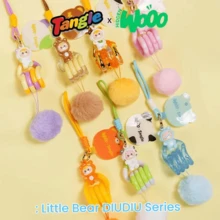 tangle Móc khóa hình thỏ Cimmy dễ thương chính hãng của Twist Puzzle, hình gấu Diudiubaby trong hộp bí ẩn, đồ chơi giảm căng thẳng EDC, đồ chơi huấn luyện và mặt dây chuyền. - Nhiều màu - Xem 9