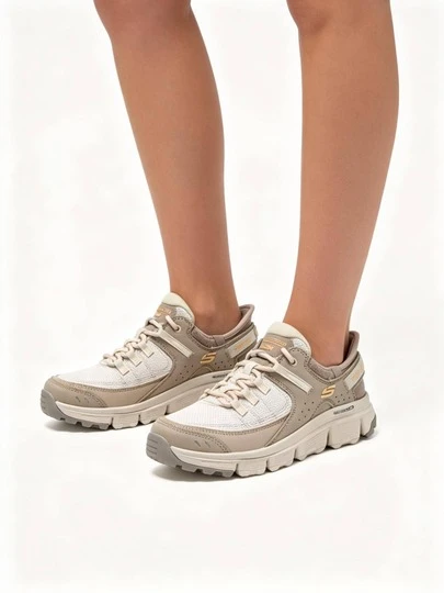 Skechers 運動鞋女鞋輕量緩震戶外健行鞋180147