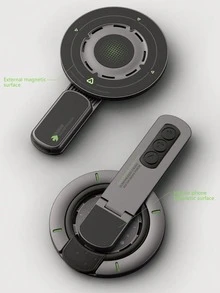 Giá đỡ điện thoại từ tính hai mặt xoay 360° - Có thể gập lại, thích hợp cho bảng điều khiển ô tô, nhà bếp, phòng tập thể dục, tương thích với tất cả các loại điện thoại thông minh. - Giá đỡ nhẫn - Xem 10