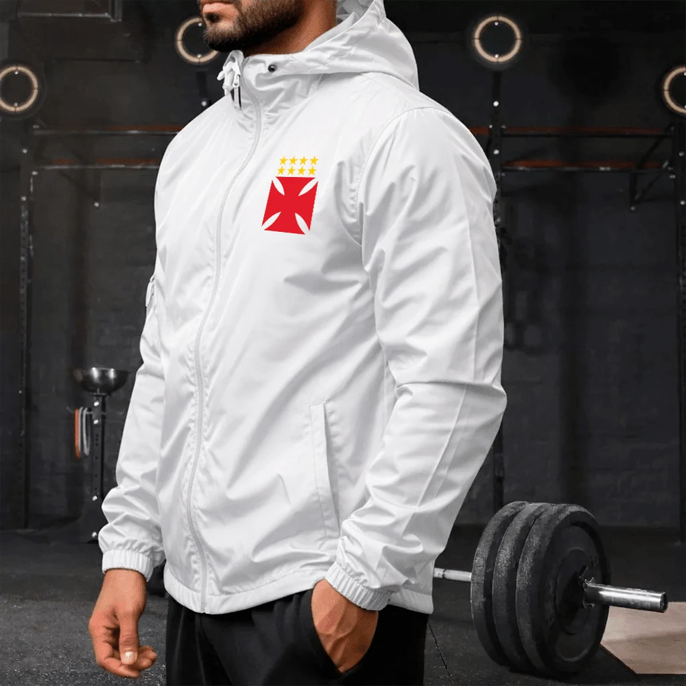 Vasco RJ Men's Waterproof Windbreaker Jacket, Lightweight Tactel, Ideal For Everyday Use And Hiking - trắng - Xem 1