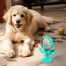 Interactive Pet Windmill, Serves As Both Slow Feeder And Treat Dispenser. Made Of Durable ABS Plastic, This Rotating Puzzle Toy Features Leak-Proof Design And Easy Cleaning. Helps Promote Pet's Mental Wellness. No Battery Required. - Multicolor - View 8