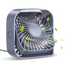 Mini Desktop Fan, Portable, Quiet Operation, 360° Rotation, Powerful Airflow, USB Powered, Stylish Design, Brushless Motor, Suitable For Office, Bedroom, Study - Standard Model - View 6