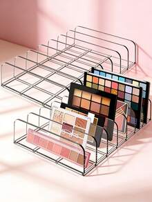 1pc/2pcs Eyeshadow Palette Storage Box, Eyeshadow Organizer, Makeup Storage Display Rack, Suitable For Vanity, Bathroom Countertop, Cabinet, Photography Props - Multicolor - View 11