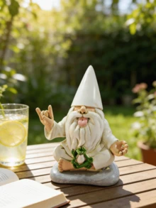 摇滚小矮人“乔治” 这位小矮人将为您的仙女花园和花园小矮人增添摇滚氛围。 - F - 查看 13