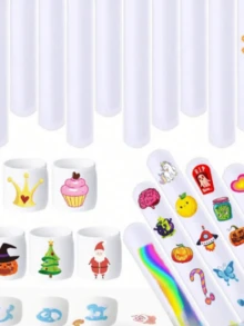 12/24/48pcs White Slap Bracelets, DIY Slap Bracelets, Suitable For Blank Slap Bracelets, Slap Bracelets, Birthday Supplies, DIY Crafts, Party Supplies, Exchange Gifts, Party Favors, Back To School, Halloween, Christmas, Teenager Slap Bracelet Toys - White - View 2
