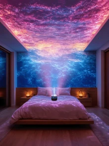 USB Wave Projector With Ripple Effect, Gives A Soothing Wavy Ambiance, Suitable For Toys, Gifts, Birthday Presents, Game Room, Bedroom, Living Room - Multicolor - View 9