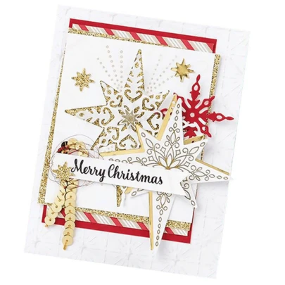 模切剪贴簿配件、圣诞金属切割模具（用于卡片制作）、纸艺压花模板、背景压花模具、DIY相册装饰