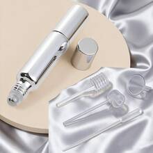 5pcs Stainless Steel & Glass Refillable Perfume Spray Bottle Set - Includes 4pcs Perfume Decanting Tools, 10ml Double-Ended Dual-Use Roller Ball Perfume Spray Bottle, Leak-Proof Design - Multicolor - View 4