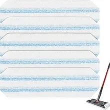 Machine Washable Microfiber Flat Mop Replacement Pads Reusable Cleaning Refills 2 Pack - 1 - 查看 1