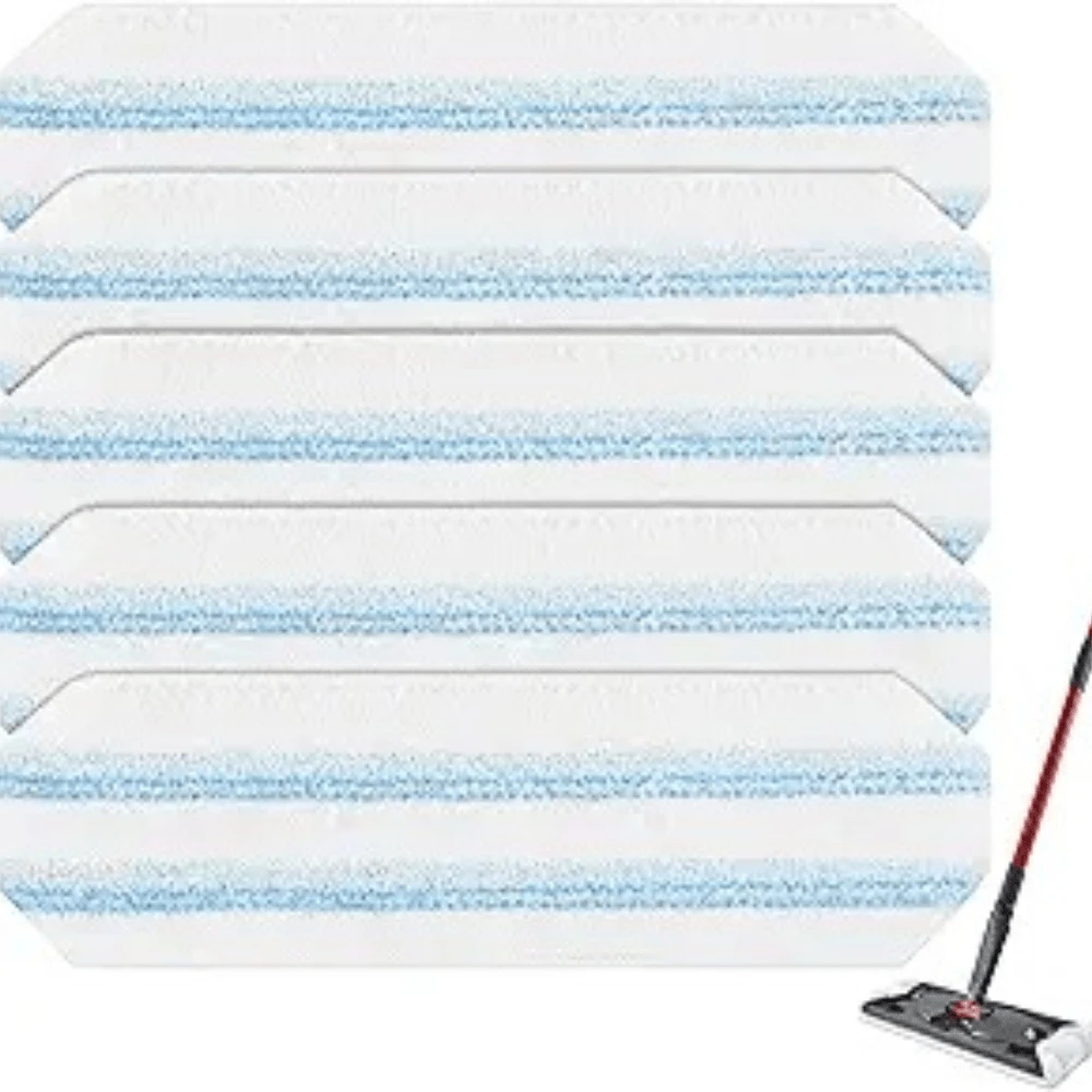 Machine Washable Microfiber Flat Mop Replacement Pads Reusable Cleaning Refills 2 Pack - 1 - 查看 1