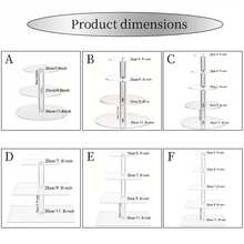 Giá trưng bày tráng miệng nhiều tầng bằng acrylic trong suốt có thể đặt ở phòng khách, phòng ăn hoặc bàn trà. Thích hợp cho các bữa tiệc sinh nhật, tiệc cưới, tiệc trà chiều, dim sum, giúp trưng bày món tráng miệng đẹp mắt hơn, dễ dàng tạo nên một bàn tráng miệng tinh tế và tràn đầy không khí lễ hội. - Trong sáng - Xem 2