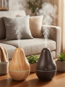 1个牛油果造型加湿器，130毫升/USB供电家用空气净化器，创新简约室内喷雾器 - 多色 - 查看 10