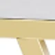 Gold and White